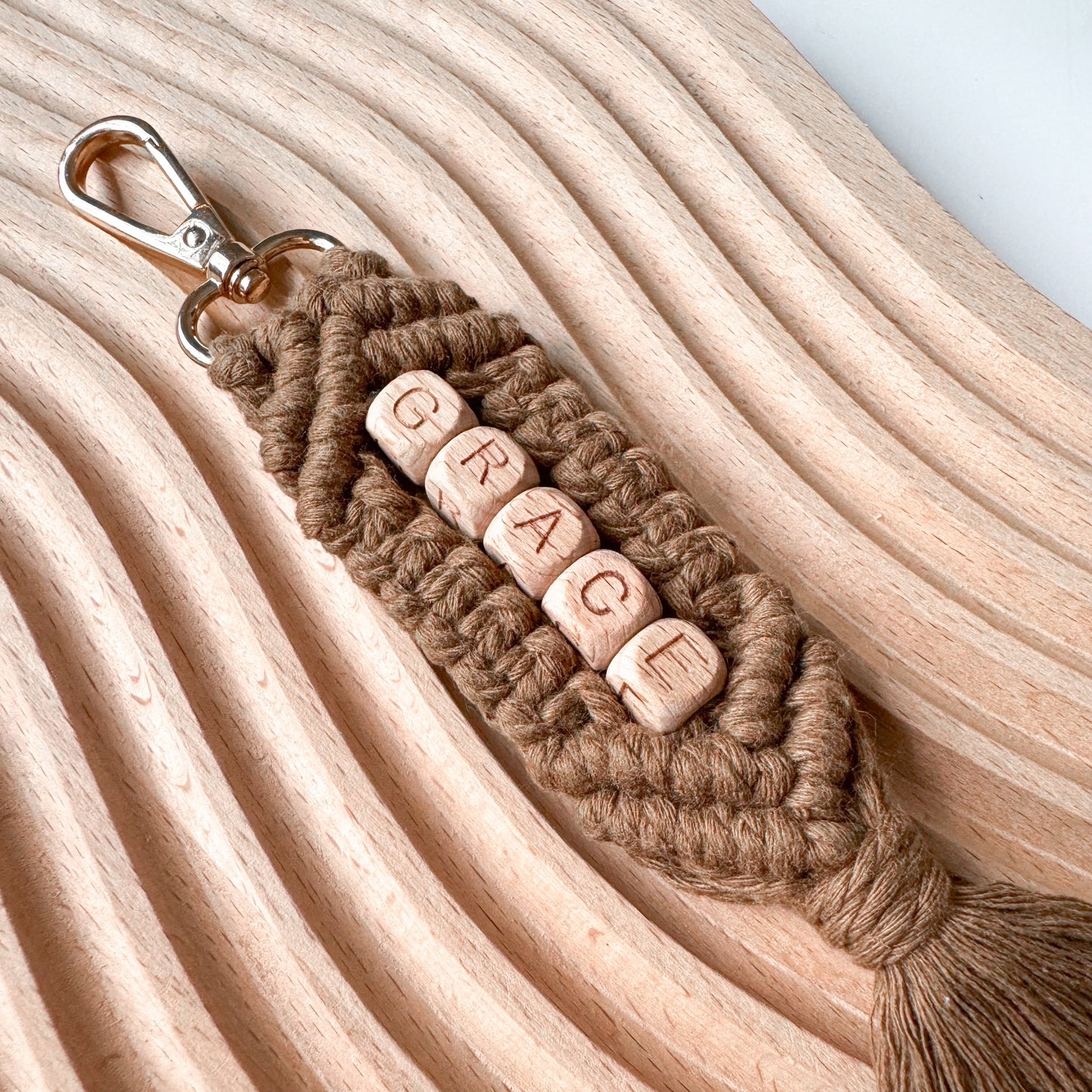 Customisable Boho Keychain