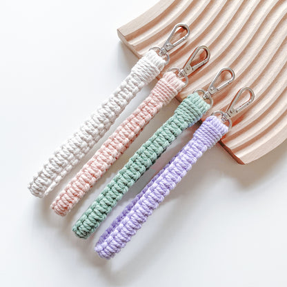 Customizable Boho Wristlet Keychain