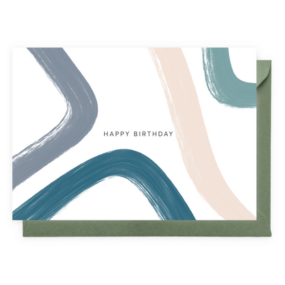 Abstract Custom Greeting Card