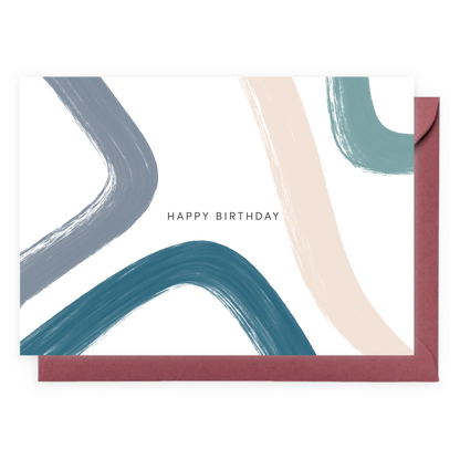 Abstract Custom Greeting Card