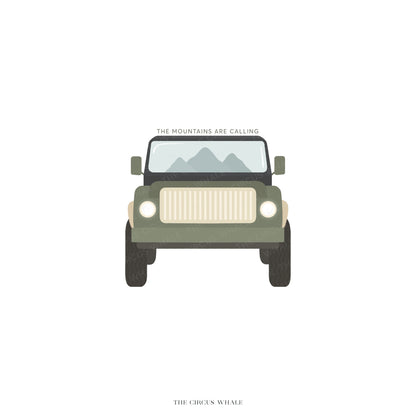 Jeep Art Print