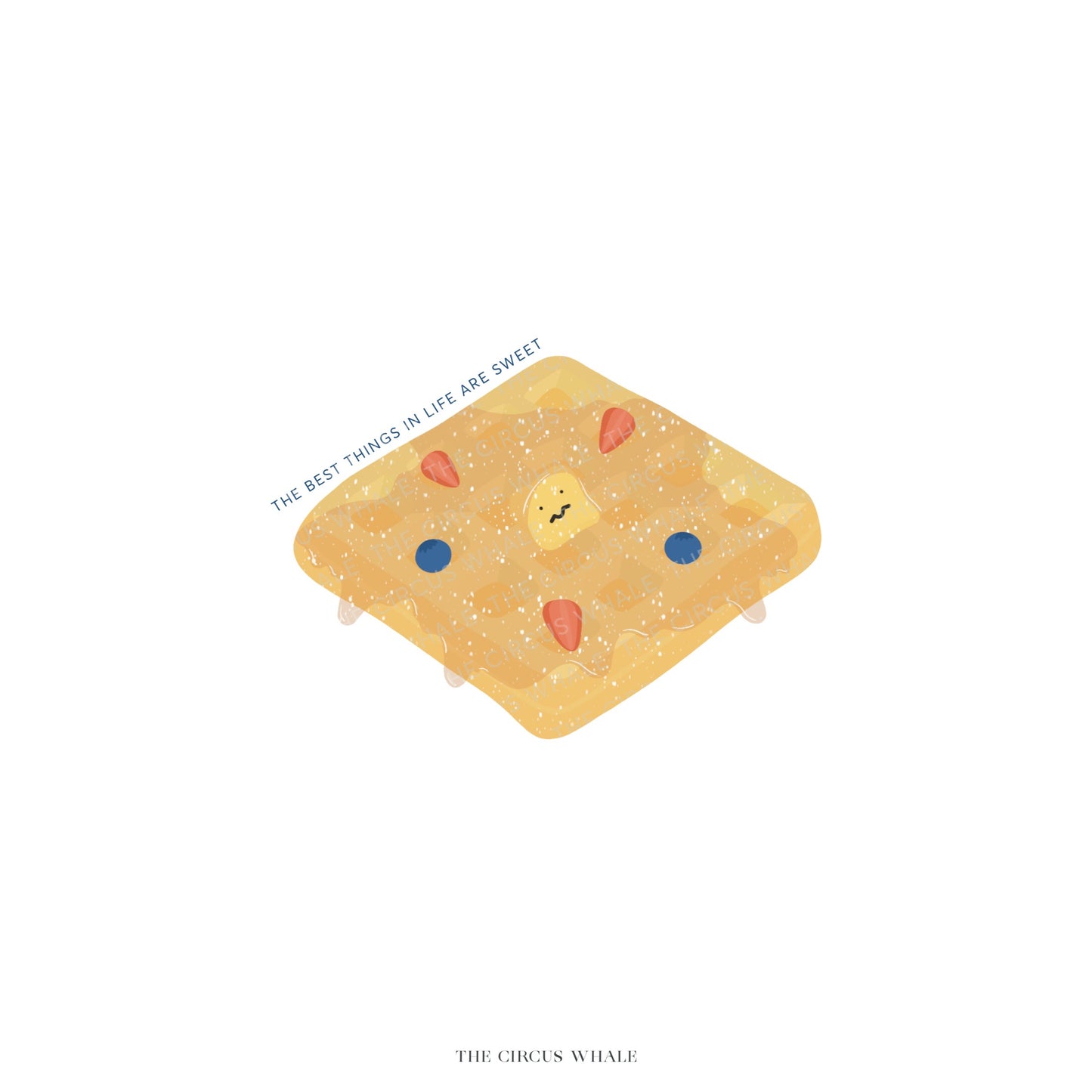 Waffle Art Print