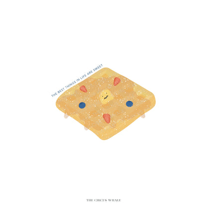 Waffle Art Print