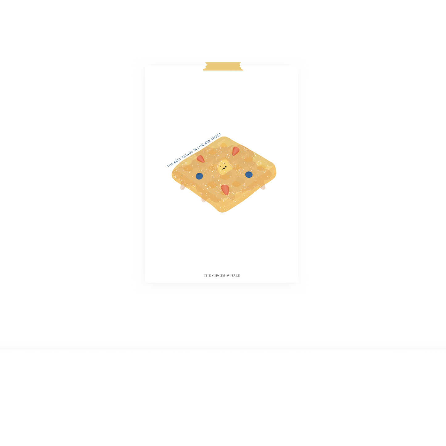 Waffle Art Print