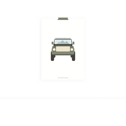 Jeep Art Print