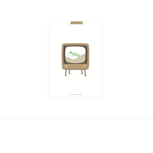 Crocodile Art Print