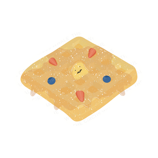 Waffle Sticker