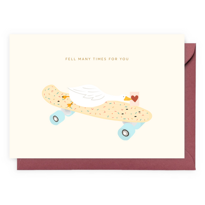 Fell Many Times For You Love Greeting Card