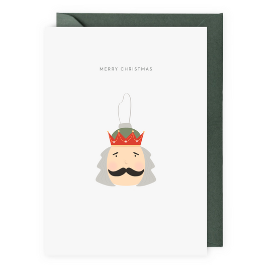 Nutcracker Christmas Greeting Card