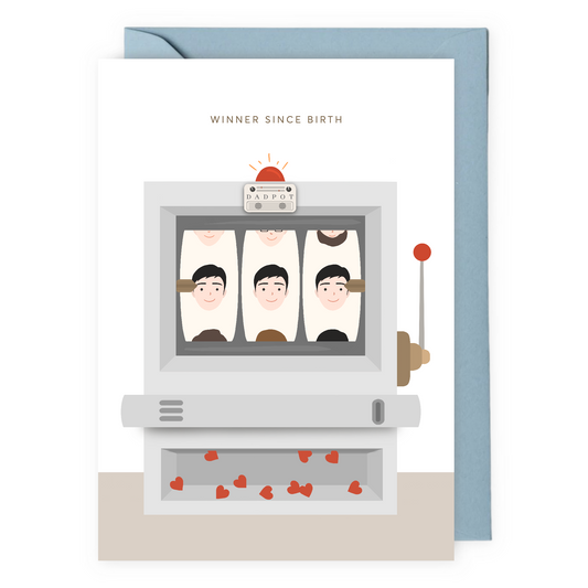 Winner Since Birth Greeting Card