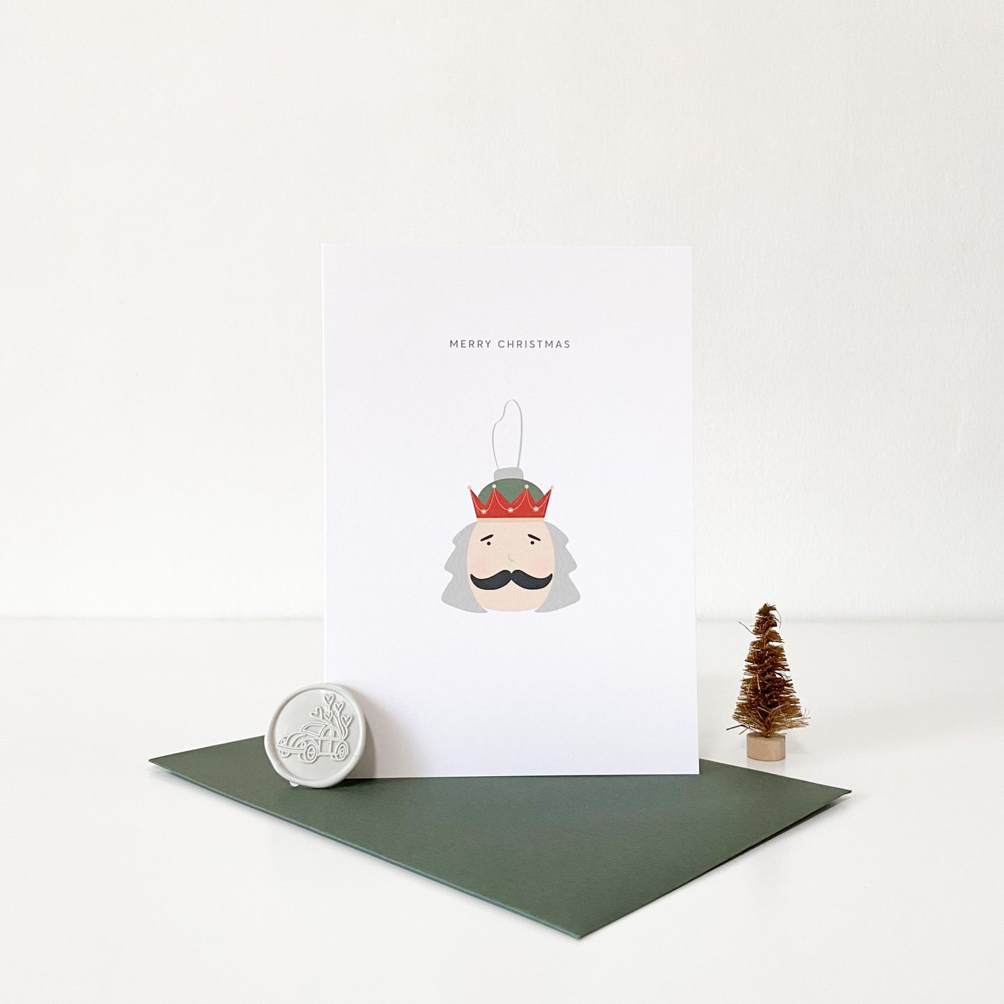 Nutcracker Christmas Greeting Card