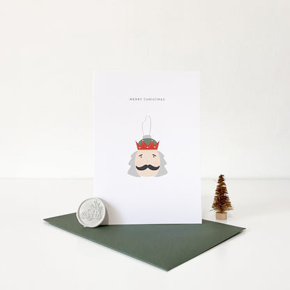 Nutcracker Christmas Greeting Card
