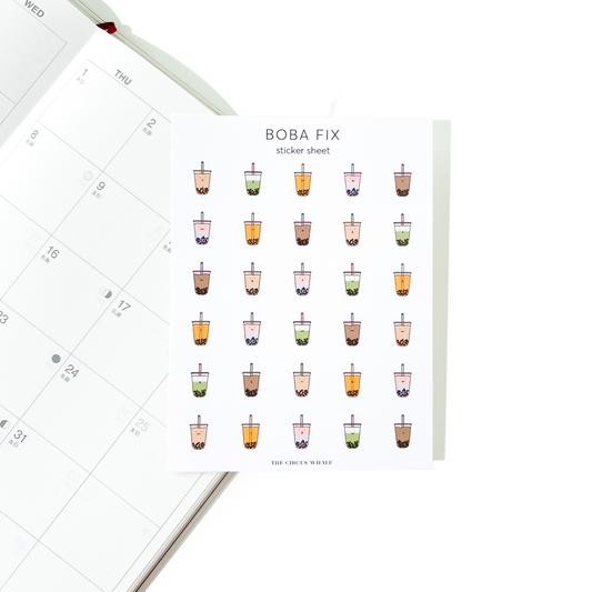 Boba Fix Sticker Sheet