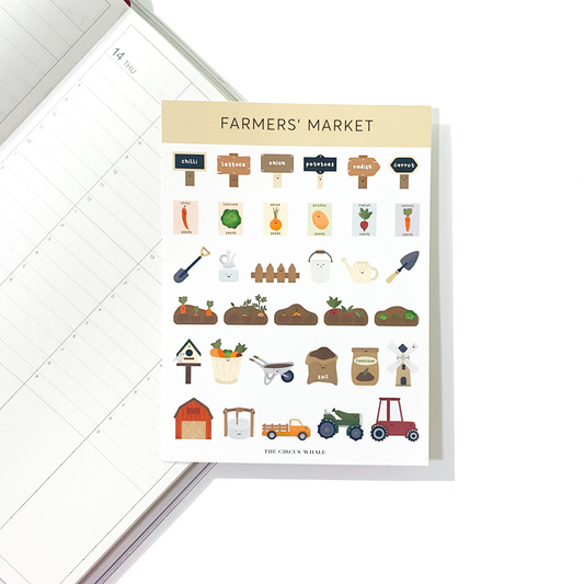 Farmers' Market Sticker Sheet