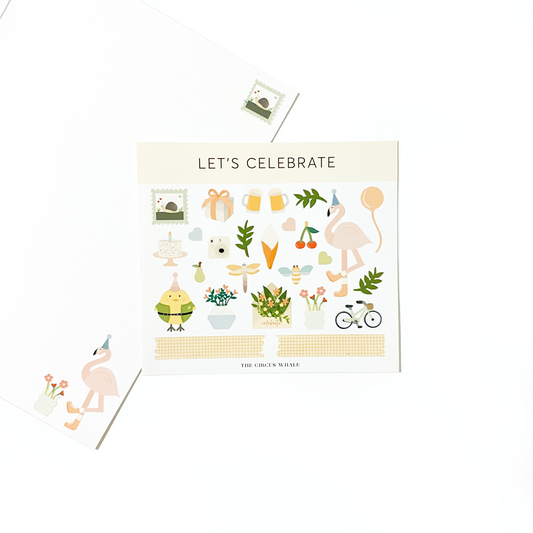 Let's Celebrate Sticker Sheet