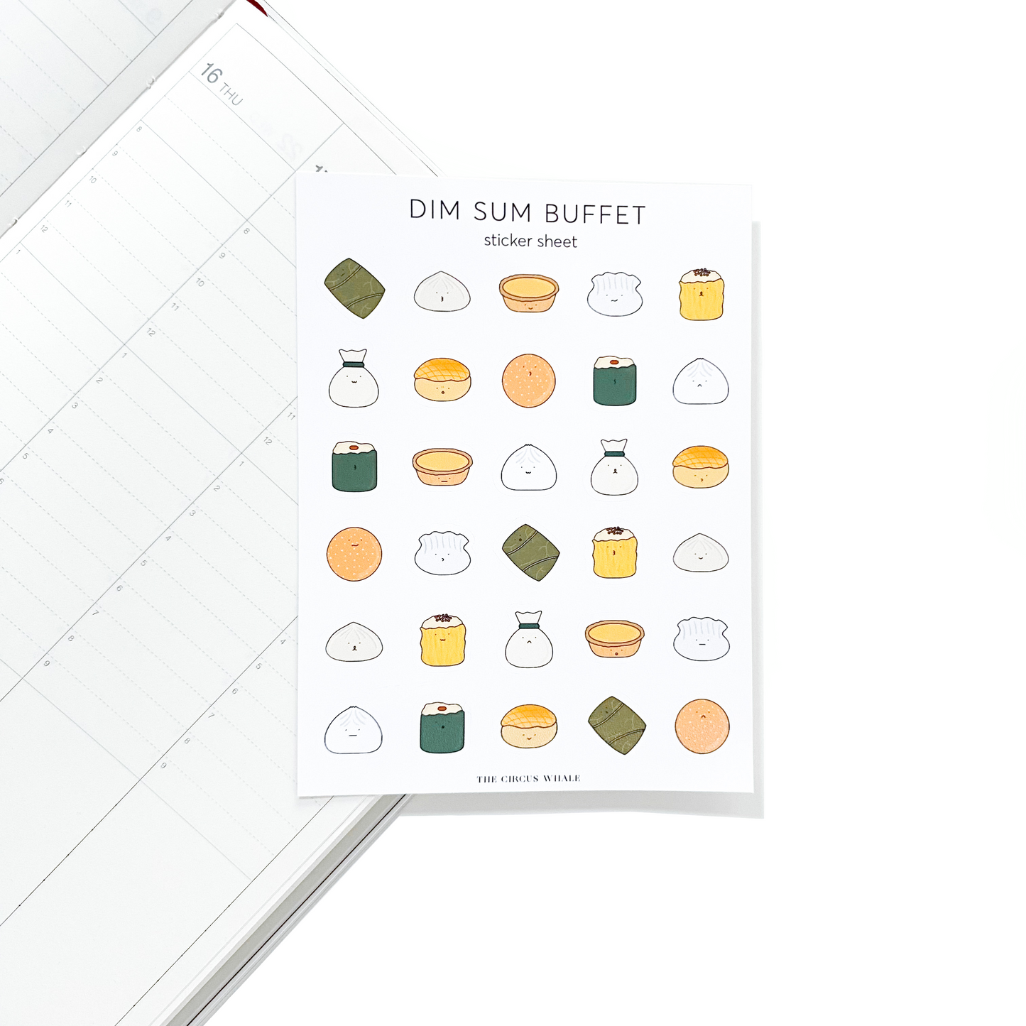 Dim Sum Buffet Sticker Sheet