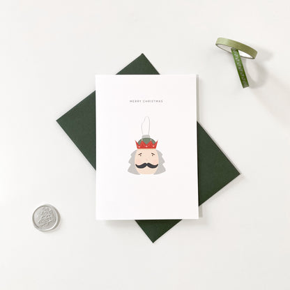 Nutcracker Christmas Greeting Card