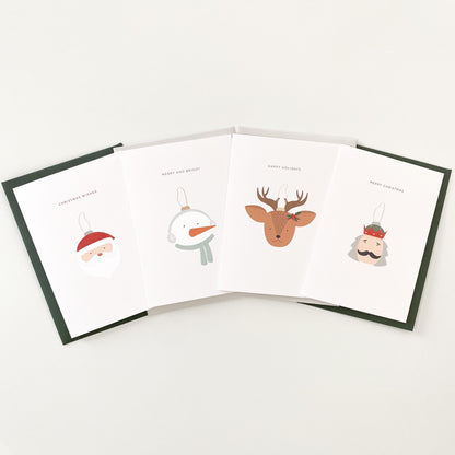 Reindeer Christmas Greeting Card