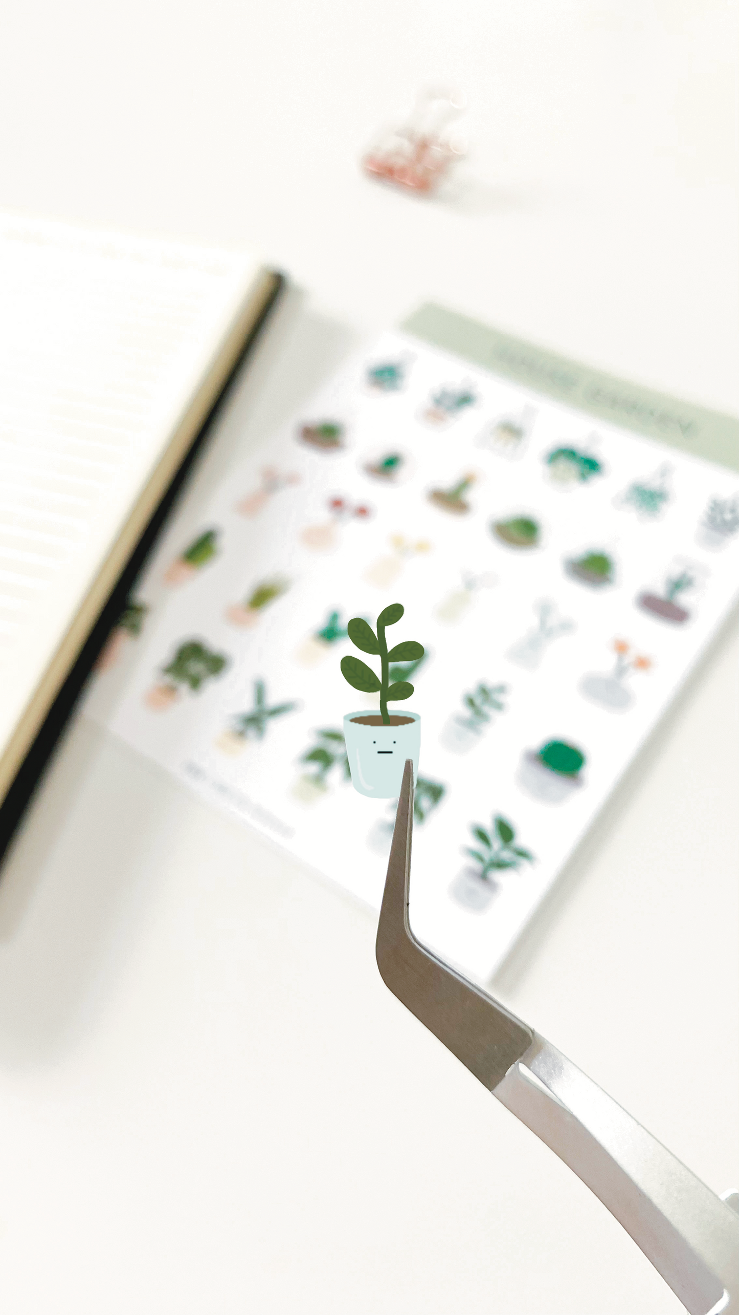 Potted Plants House Garden Sticker Sheet