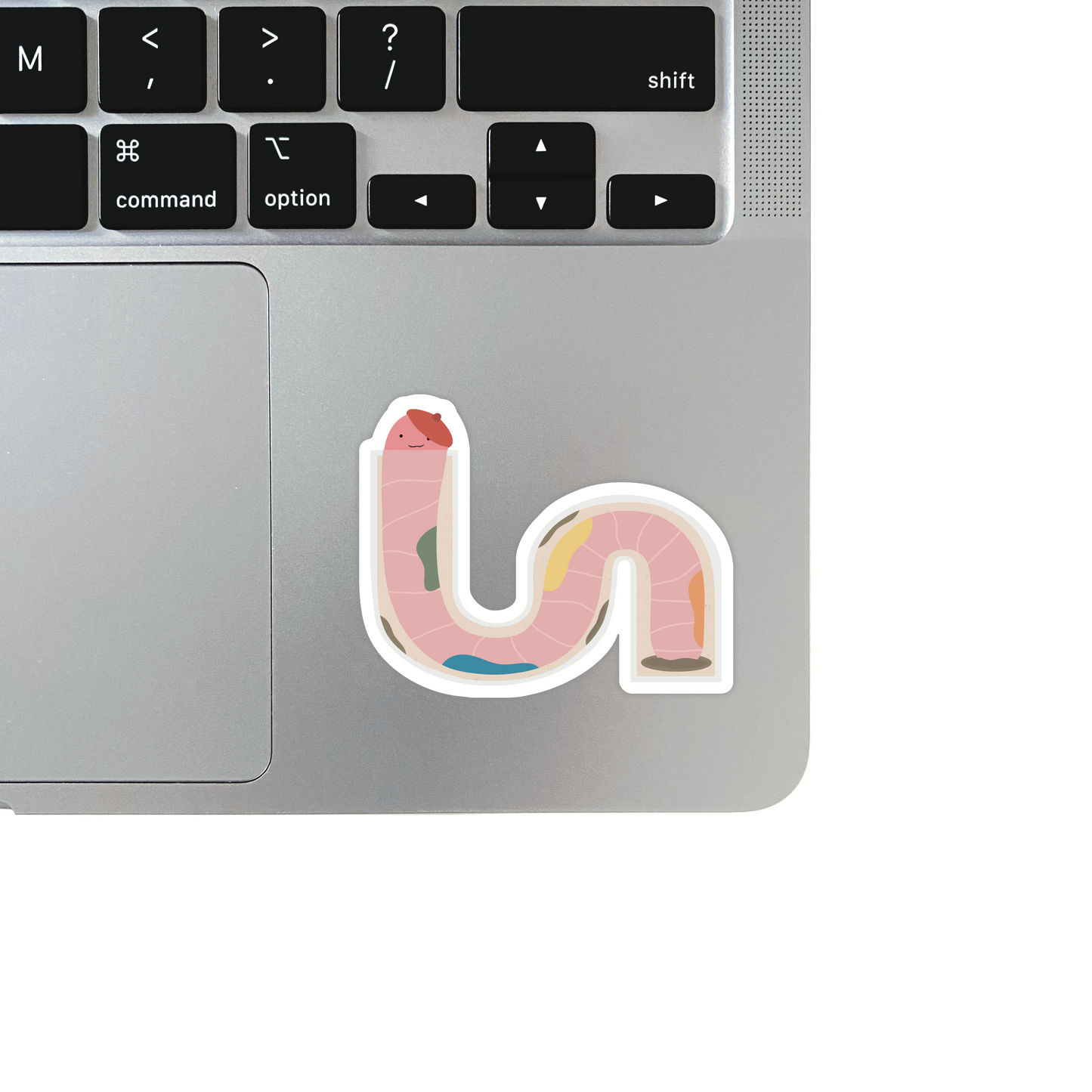 Worm Sticker